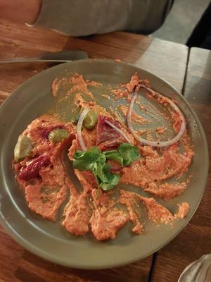 Muhammara was so delicious at DADI in Tbilisi
