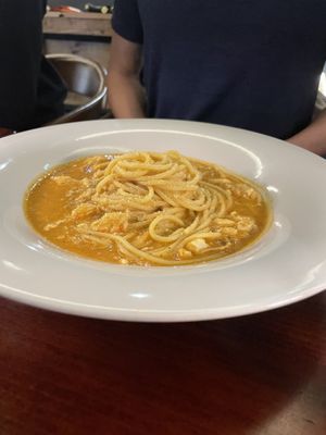 rosé pasta   at Mahina Vegan Table in Seoul