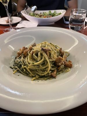 lemon parsley pasta  at Mahina Vegan Table in Seoul