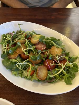 Mushroom salad  at Mahina Vegan Table in Seoul