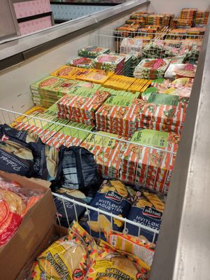 Pizzas at Vegan Budin in Reykjavik