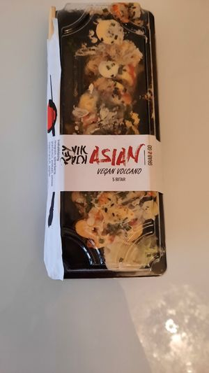 Sushi at Vegan Budin in Reykjavik