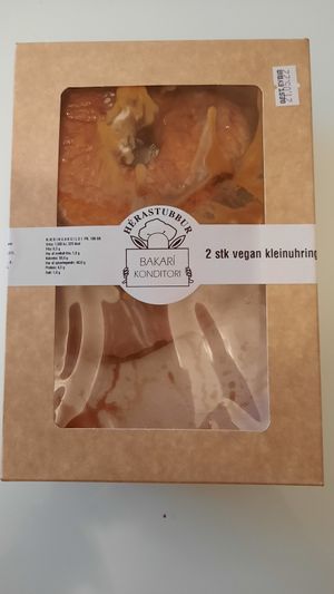 Donuts (discounted) at Vegan Budin in Reykjavik