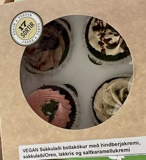 Cupcakes   at Vegan Budin in Reykjavik