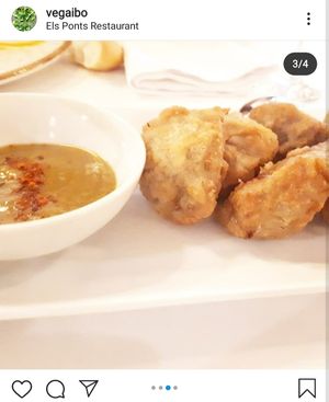 Artichokes at El Ponts in Alcoi