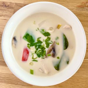 tom kha at Lucky Thai in Murfreesboro