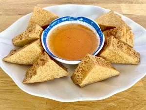 fried tofu appetizer at Lucky Thai in Murfreesboro