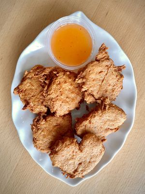 vegan chik'n nuggets at Lucky Thai in Murfreesboro