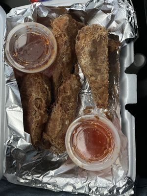 Chick’n Drumsticks  at Lucky Thai in Murfreesboro