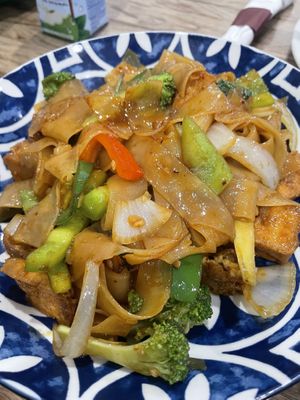 Drunken noodles  at Lucky Thai in Murfreesboro