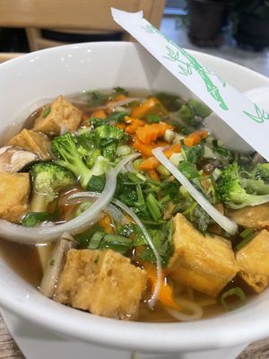 Vegan pho  at Lucky Thai in Murfreesboro