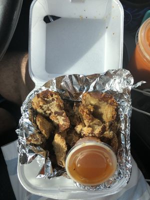 Fried Oyster Mushrooms  at Lucky Thai in Murfreesboro