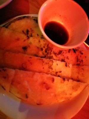 Potato pancake #Veganuary at Bibimbap West in Glasgow