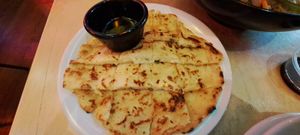 Potato pancake at Bibimbap West in Glasgow