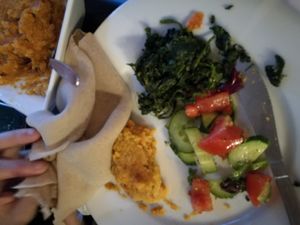 Mixing food at Zula in Malmo