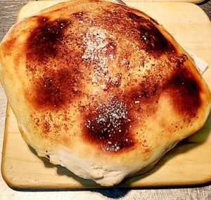 Provolone al horno at Bistro 21 in Gijon