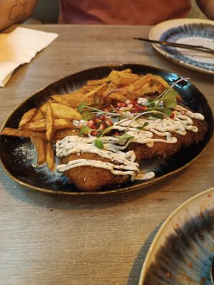 Cachopo vegetariano at Bistro 21 in Gijon