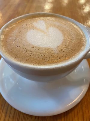 Dirty marshmallow latte at Dear Diary Coffeehouse in Austin