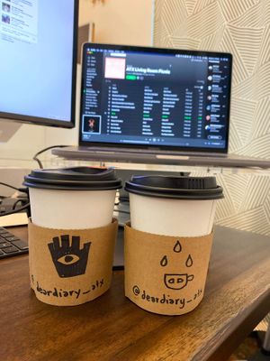 Got coffee delivery! Loved it at Dear Diary Coffeehouse in Austin