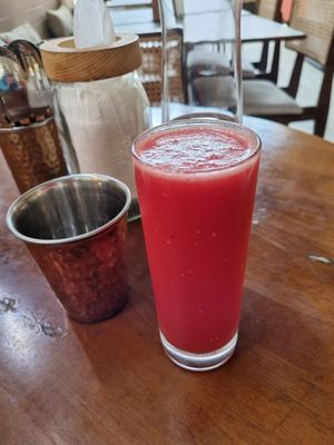 Hydration booster (watermelon, turmeric, orange, ginger) at Go Native - Sadhashivnagar in Bangalore