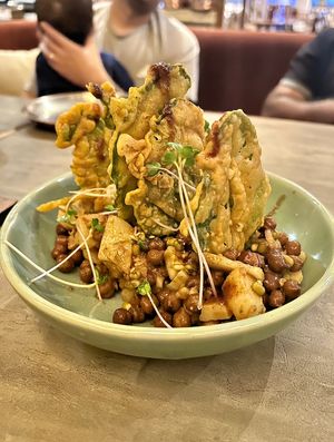 Aloo patta sprouts chaat  at Go Native - Sadhashivnagar in Bangalore
