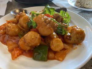 Orange Chicken at Mitasie 3 in Huntington Beach