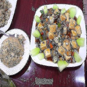 Tofu and baby bok choy in black bean sauce at Mitasie 3 in Huntington Beach