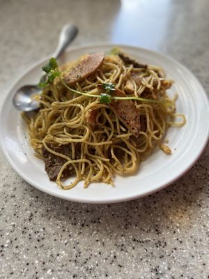 Garlic noodles  at Mitasie 3 in Huntington Beach