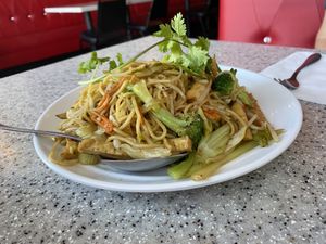 Chow mein  at Mitasie 3 in Huntington Beach