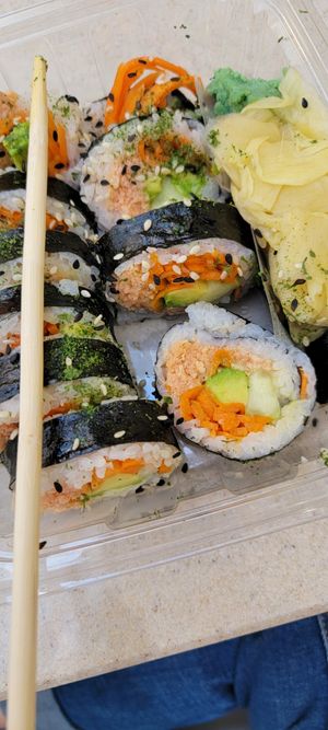 Sushi...looks like dead animal without the death. at Mitasie 3 in Huntington Beach