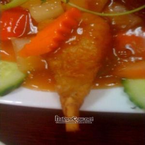Sweet and Sour Drumstick Chicken (close up) at Mitasie 3 in Huntington Beach