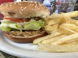 Veg burger say no mayo  at Kabab-Burger in Lafayette