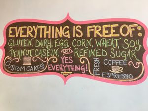 wonderful accommodations  at Sweet Freedom Bakery in Philadelphia