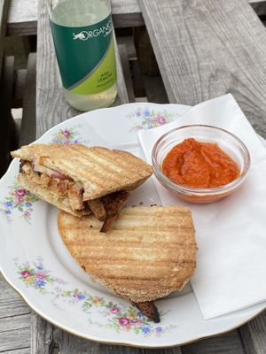 tasty food  at Vycep Kabelovna in Prague