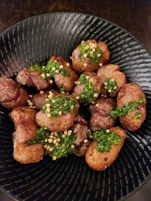 Potatoes at The Metz in Launceston