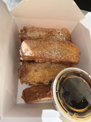 French toast sticks   at A Peace of Soul in Columbia