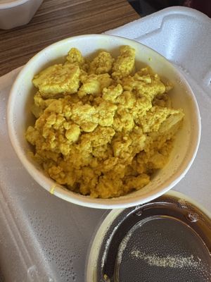Delicious tofu scramble  at A Peace of Soul in Columbia