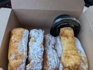 French toast sticks at A Peace of Soul in Columbia