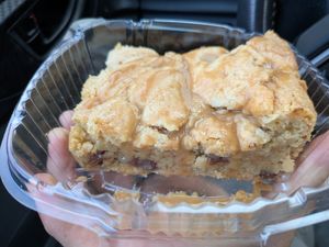Peanut butter blondie at A Peace of Soul in Columbia