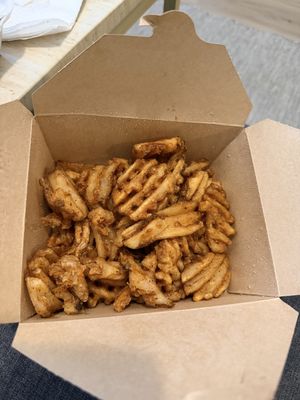 Waffle fries   at A Peace of Soul in Columbia