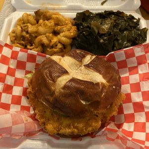 Chikn sandwich  at A Peace of Soul in Columbia