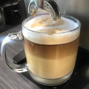 Hazelnut Soy Latte! at Vegan Delights in Miramar