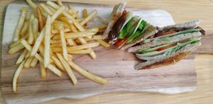 Club sandwich at Sove in Central Singapore