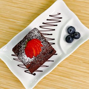 This vegan Brownie is gooooooood!  at Sove in Central Singapore