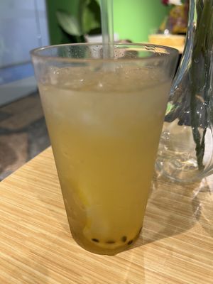 Honey passion fruit drink  at Sove in Central Singapore