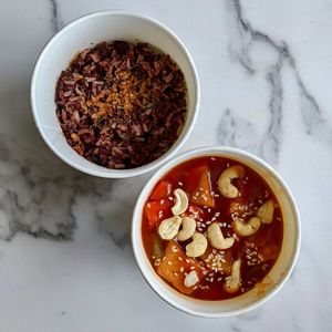Delivery Sweet and Sour Tofu Set at Sove in Central Singapore