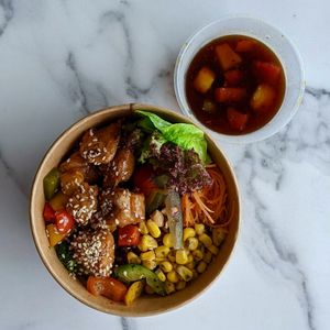 Delivery Kung Pao Bowl at Sove in Central Singapore