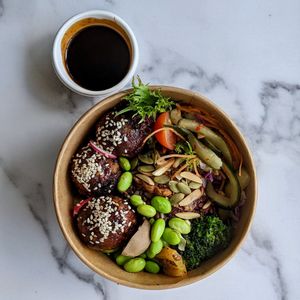 Delivery Beetroot Ball Bowl at Sove in Central Singapore