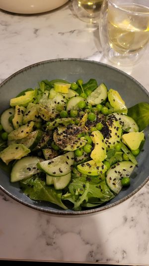 Raw salad at Veg Harmony in Minsk