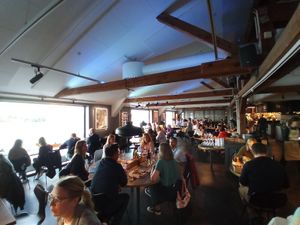 The restaurant at Fotografiska in Stockholm